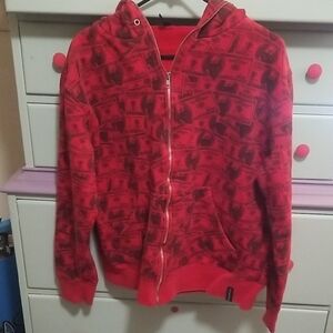 Red Graphic Hoodie
